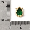 Brass Micro Pave Cubic Zirconia Pendants KK-K419-03G-02-3