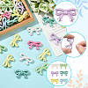 100Pcs Opaque Acrylic Imitation Pearl Beads OACR-SP0001-80-2