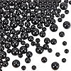 Olycraft 120Pcs 3 Style Natural Black Tourmaline Beads Strands G-OC0005-19-1