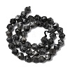 Natural Larvikite Beads Strands G-Z119-A32-02-4