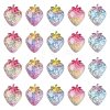 25Pcs 5 Colors Transparent Resin Fruit Decoden Cabochons RESI-CJ0004-16-1