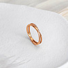 304 Stainless Steel Micro Pave Clear Cubic Zirconia Finger Rings for Women FS-WG1B662-04-1