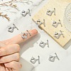 SHEGRACE Bras Micro Pave Clear Cubic Zirconia Toggle Clasps XGRQ5F903-817P-4