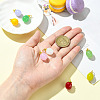 8Pcs 8 COlors Handmade Lampwork Pendants LAMP-CJ0002-59-4