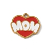 Mother's Day 304 Stainless Steel Enamel Charms LS-STAS-P388-19I-G-1