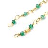 Brass Chain Necklace Making KK-K337-13G-07-2