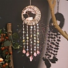 Tree of Life Natural Agate & Natural Crystal Chips Hanging Suncatchers RN-CBA387D-02G-2
