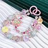 30Pcs Rainbow Iridescent Plating Acrylic Beads TACR-CJ0001-52-6
