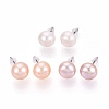 Natural Pearl Stud Earrings PEAR-N020-13A-01-3