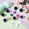 20 Sets 5 Colors ABS Plastic Safety Craft Eye DIY-GA0002-76-4