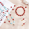 Natural Carnelian Beads Strands G-AR0002-05-4