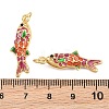 Brass Enamel Pendants KK-CBA3297-05A-G01-3