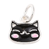 Cat Shape 925 Sterling Silver Charms STER-F056-03S-02-1