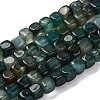 Natural Dragon Veins Agate Beads Strands G-G177-E12-01-2