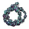 Synthetic Turquoise Dyed Beads Strands G-P507-05T-4