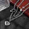 304 Stainless Steel Chain Necklaces NJEW-M078-13P-1