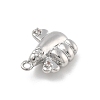 Brass Micro Pave Cubic Zirconia Pendants LS-KK-D283-20P-2