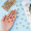 120Pcs Tibetan Style Alloy Bead Frames FIND-UN0007-15-4