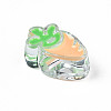 Transparent Acrylic Enamel Beads LS-OACR-N130-025-03-3