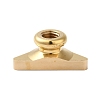 Golden Plated Triangle Shaped Wax Seal Brass Stamp Head STAM-K001-04G-12-3