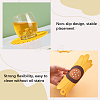 2Pcs 2 Style Flower Silicone Hot Pads AJEW-GF0011-17B-5