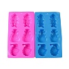 Rectangle DIY Food Grade Silicone Statue Mold DIY-K075-33-1