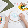 Flower Pattern Embroidery Beginner Kits DIY-WH0453-66-3