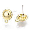 Alloy Stud Earring Findings PALLOY-T064-63LG-RS-2