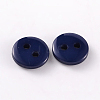 2-Hole Flat Round Resin Sewing Buttons for Costume Design BUTT-E119-18L-11-2