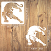 PET Hollow Out Drawing Painting Stencils DIY-WH0391-0597-2
