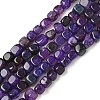 Natural Dragon Veins Agate(Dyed & Heated) Beads Strands G-G177-E19-03-1