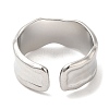 Non-Tarnish 304 Stainless Steel Open Cuff Rings RJEW-K245-63P-2