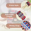 Adjustable Ethnic Style Polyester Wide Bag Straps FIND-WH0111-337A-4