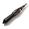 Natural Obsidian Pointed Big Pendants G-P560-02R-06-2