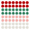 60Pcs 4 Colors Frosted Trabsparent Resin Cabochons RESI-TA0005-09-1