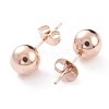 304 Stainless Steel Stud Earring Findings STAS-Y002-19LG-2