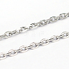 Tarnish Resistant 304 Stainless Steel Cable Chains CHS-L001-67-0.6mm-1