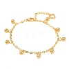 304 Stainless Steel Charm Bracelets BJEW-D458-02G-5