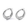 Tarnish Resistant Ring 304 Stainless Steel Hoop Earrings EJEW-O032-02P-1