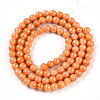 Natural Mashan Jade Beads Strands G-A255-A01-04J-2