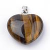 Natural Tiger Eye Pendants G-S219-18B-2
