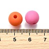Frosted Opaque Acrylic Beads OACR-S071-03B-3