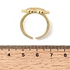 Brass Micro Pave Cubic Zirconia Cuff Open Rings for Women RJEW-F216-01A-G-3