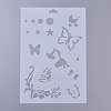 Plastic Reusable Drawing Painting Stencils Templates DIY-E015-18D-2