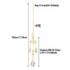 1Pc Faceted Glass Sun Catcher Pendant Decorations AJEW-TA0002-88-2