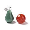 Natural Gemstone Pear Statues Ornament G-P525-03P-2