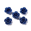 3D Rose Flower Baking Paint Aluminum Beads FIND-L019-01A-1