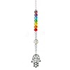 Crystal Glass Sun Catcher Pendant PW-WGDA15C-04-1