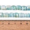 Anti-Tarnish Electroplate Glass Beads Strands EGLA-N027-03A-02-4
