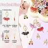 24Pcs 12 Styles Alloy Big Pendants FIND-YW0011-99-3